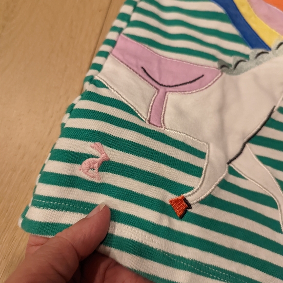 Striped Horse Dress with Rainbow Design - Picture 6 of 7